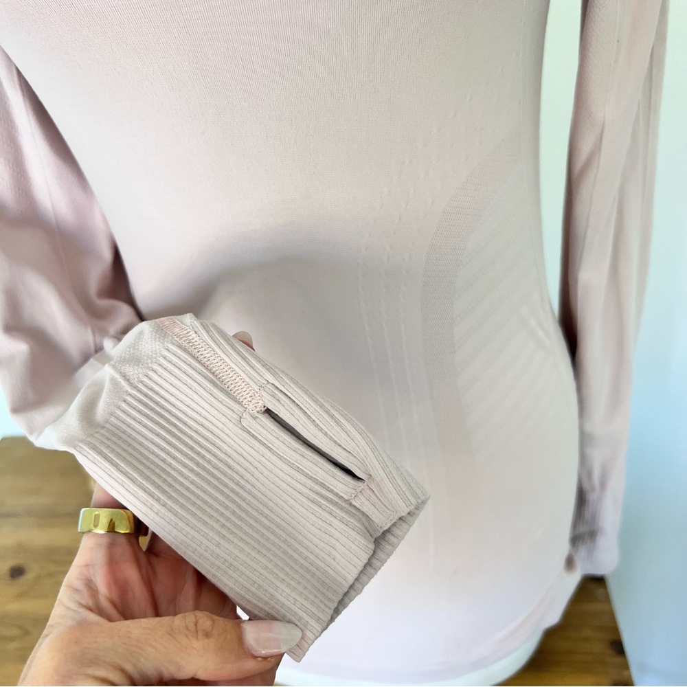 Athleta seamlessLight Pink Long Sleeve Top - Picture 6 of 6